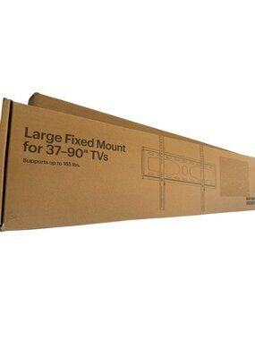 Large Fixed Wall Mount For 37-90" TVs Supports 165 Lbs Best Buy Essentials
